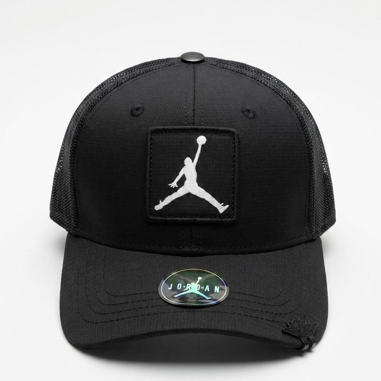 JORDAN - Negra/Logo Blanco