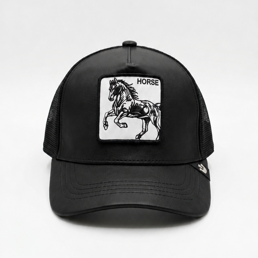 HORSE - Black Leather